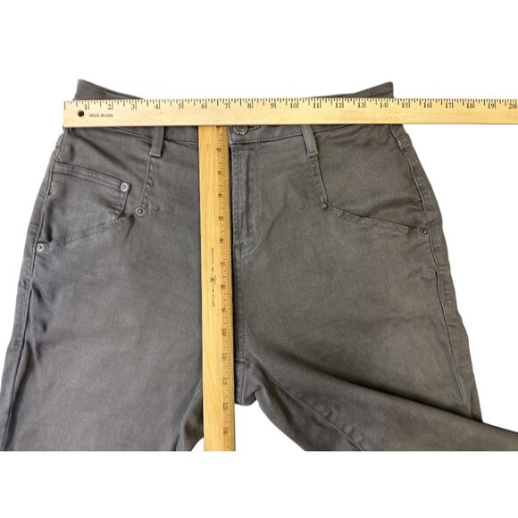 Helmut Lang Slouchy Skinny Pants Gray Cropped Women's sz 27 - Picture 15 of 16